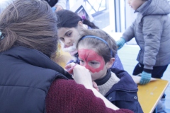 2018 Februar: Kinderschminken beim Eiszauber in Straubing