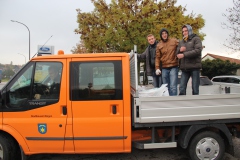 2013 Oktober: Altkleidersammlung