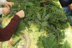 2018 November: Adventskranzbinden in Straubing